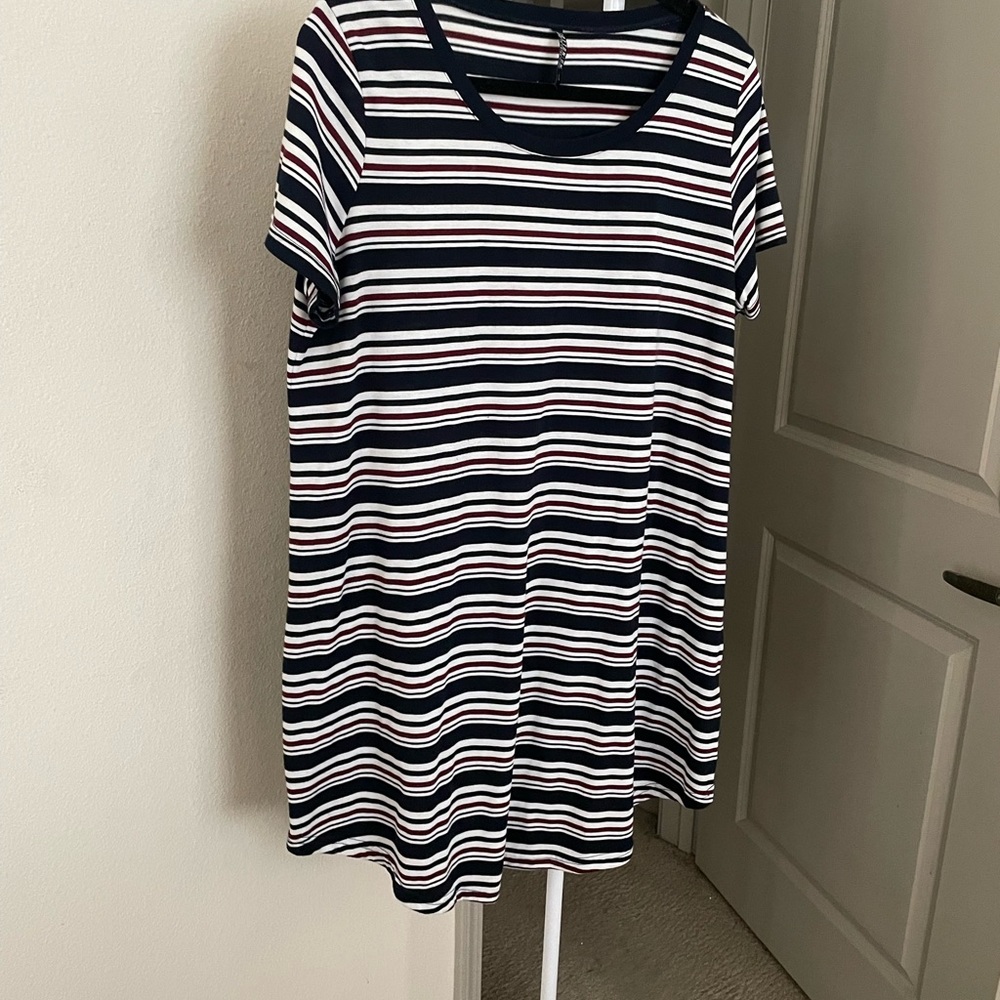 Striped cotton dress!